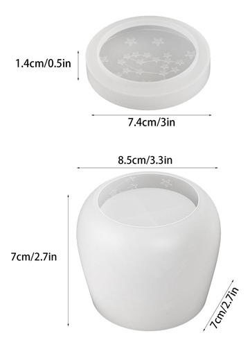 Kl Molde De Silicona Para Portavelas Molde De Silicona Para