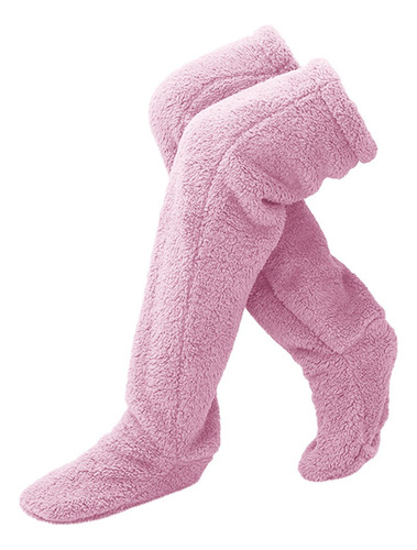 - Calentadores De Piernas De Felpa Legging Medias Calcetines