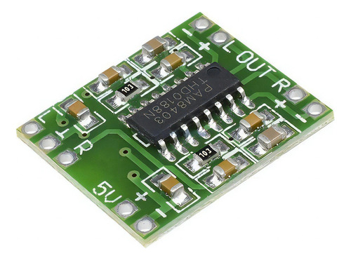 Mini amplificador digital Pam8403 Super Placa, 2 unidades Arduino de 3 W