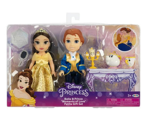 Muñeca Disney Princesa Belle Y Principe
