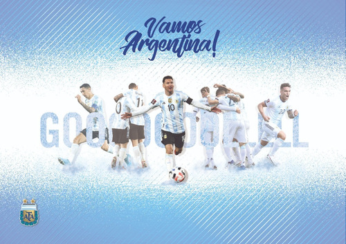 Mural Oficial Afa Argentina Campeon Mundial Qatar 2022 