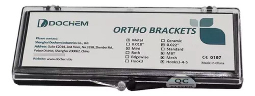 5 Casos X20 Brackets Ortodoncia Metálicos Mbt 0.22  Dochem