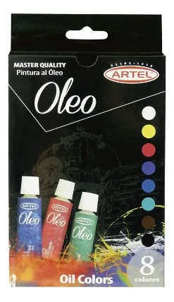 Set De Óleos Artel 8 Colores