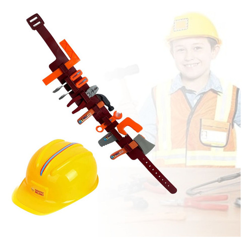 Juguete De Construcción Con Casco Set Completo