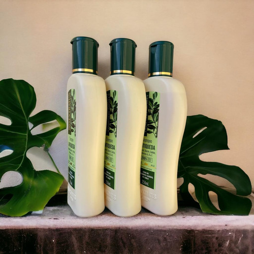 Kit 3 Shampoo Jaborandi 250ml Bio Extratus Antiqueda