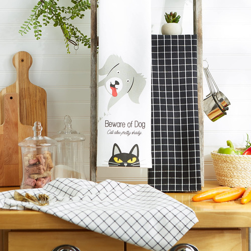 Juego De Toallas Absorbentes De Cocina 45 X 71 Cm 3 Unidades