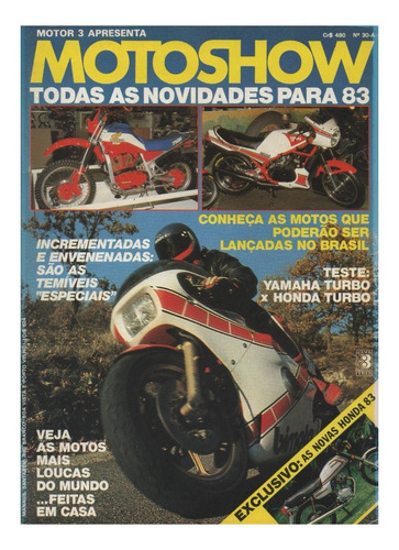 Motoshow Nº30a Honda Cx 500t Yamaha Xj 650t Cb 400s Xl 300s