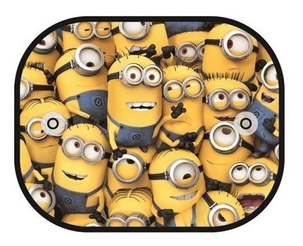 mi Villano Favorito Global Accessories 2 parasoles para Ventana de Coche con dise/ño de Minions de GRU