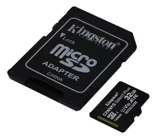 Memoria Micro Sd Kingston Canvas Plus Fhd 32gb 100mb/seg