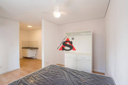 Imagem 16 de 30 de Lindo Apartamento Estilo Kitnet, Mobiliado Para Locação, Pronto Para Morar- Aclimação-sp, - Sp - Kn0038_sales