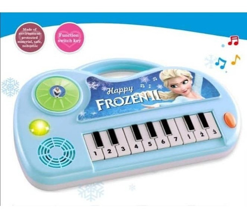 Piano De Juguete Frozen, 10 Notas, A Pilas Aa