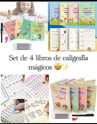 Cuaderno Magico Hundida Aprendizaje Reutilizable Caligrafía