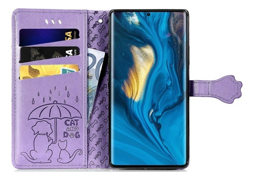 Funda De Gato Y Perro For Zte Nubia, Con Correa Y Tarjetero