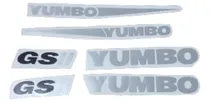 Comprar Kit De Calcos Completos Yumbo Gs2 Gris\u002Fnegro - 6 Piezas