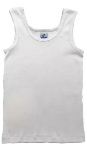 Camisetas Blancas Ovejitas Talla 8,10,12 100% Nav13