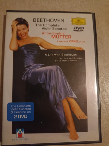 Beethoven - The Complete Violin Sonatas Mutter X2 Dvd Kktus