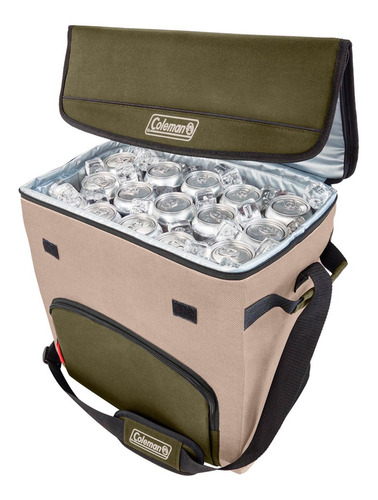 Imagen 1 de 9 de Conservadora Bolso Termico Coleman 54latas Olive Coleman