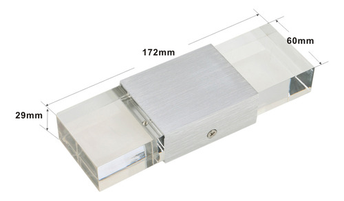 Luminária De Parede Led De Alumínio 2w 85-265v Ac Alnum De D