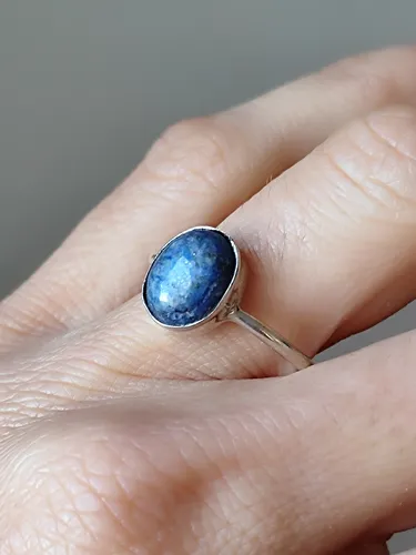 Anillos con lapislazuli hot sale