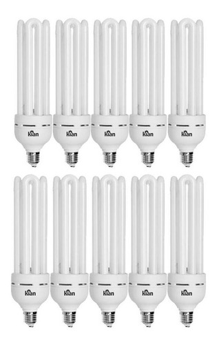 Kit 10 Lâmpada Eletrônica 3u 25w 127v Branco Frio 6400k Kian