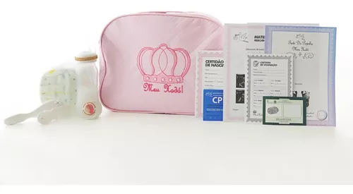 Boneca Bebê Reborn Realista 16 Itens Linda Bolsa Maternidade em