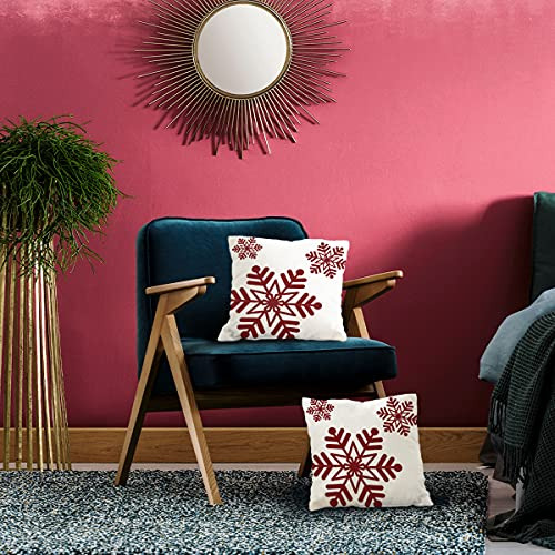 Juego De 2 Fundas De Almohada Invierno 45 X 45 Cm