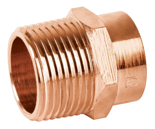 Conector Cobre Rosca Exterior 1'', Foset 49655