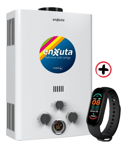 Calentador Instantáneo A Gas Enxuta Tenx6g + Smartwatch Bde