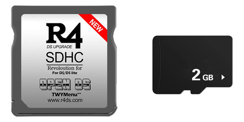 Tarjeta De Grabación Sdhc R4+tarjeta De Memoria De 2 Gb, Nue