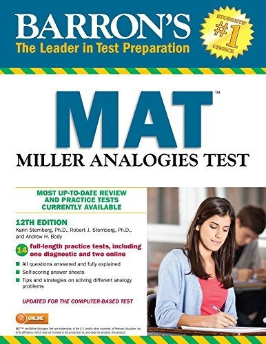 Book : Mat Miller Analogies Test (barrons Test Prep) -...