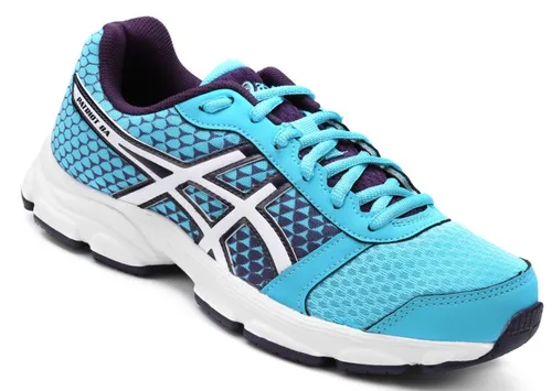 T nis Asics Patriot 8 A Azul Claro roxo Lan amento Frete gr tis