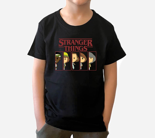 Polera Stranger Things Eleven Dustin Will Lucas Mike Niños