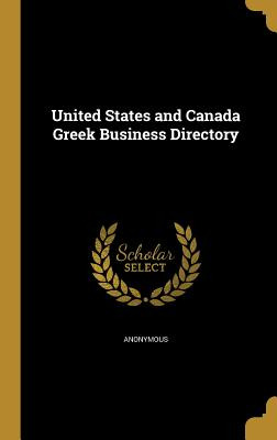 Libro United States And Canada Greek Business Directory -...