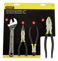 Comprar Kit De Alicates Y Llave Ajustable 4pzs Stanley Original