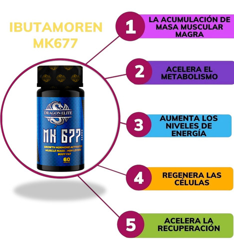 Mk677 + Ostarine Dragon Elite | Magro | Rendimiento Sin Sabor