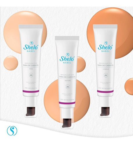 Imagen 3 de 3 de Maquillaje Liquido Hidratante Natural C/ Baba De Caracol Fps