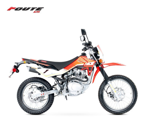 Imagen 2 de 7 de Motocicleta Carabela Route 125 Roja