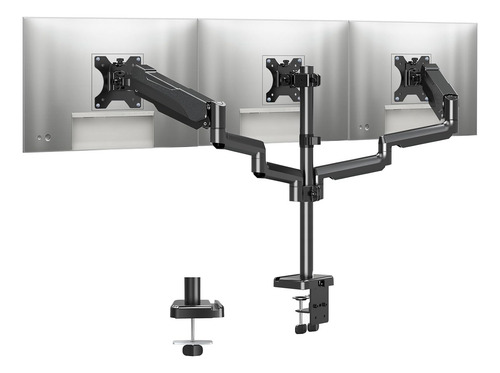 Soporte De Triple Monitor, 3 Soportes De Computadora Tr...