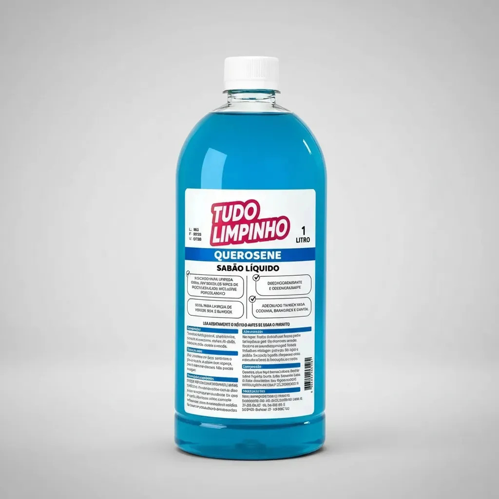 Sabão Querosene Limpa Pisos - Tudo Limpinho 1 Litro