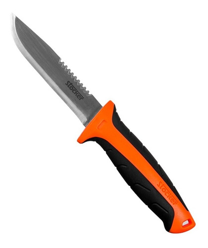 Cuchillo Stocker Poda Camping C/ Funda Acero Inoxidable New