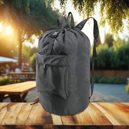 Mochila Para La Colada Con Bolsillo Frontal, Bolsa Para