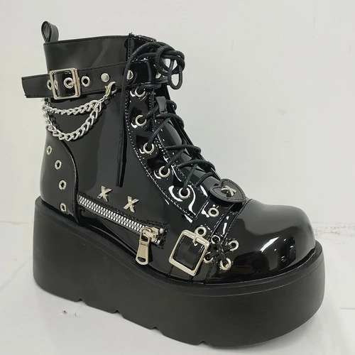 Gothic Style Platform Vampire Cosplay Women Mid-calf Hot