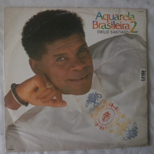 Lp Emilio Santiago 1989 Aquarela Brasileira 2, Disco Vinil