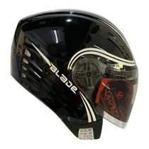 Comprar Capacete Fw3 Blade Preto Aberto Personalizado Moto Qualidade