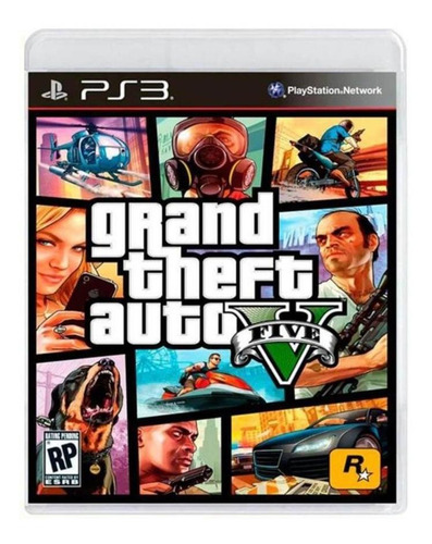 Jogo Grand Theft Auto Gta V - Ps3 Original Mapas Impecável (Usado)