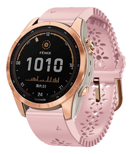 Correa De Reloj De Silicona Para Garmin Fenix 7s/6s/5s