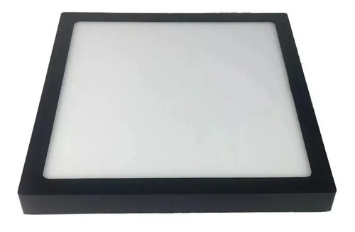 Plafón Led 60x60 48w Negro Backlight Envio Gtia Cálido Frio 