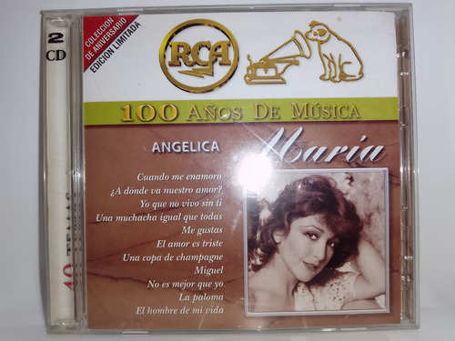 Angélica María Cd Doble 100 Años De Musica Rca Colección
