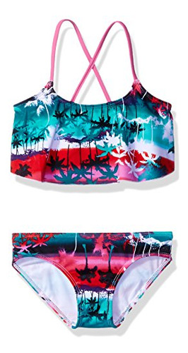 Kanu Surf Alania Flounce Bikini Beach Sport 2 Piezas Traje D