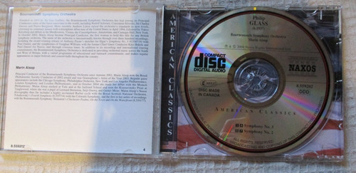 Imagen 3 de 4 de Philip Glass - Symphony No. 2 / 3 Bournemouth - Marin Alsop